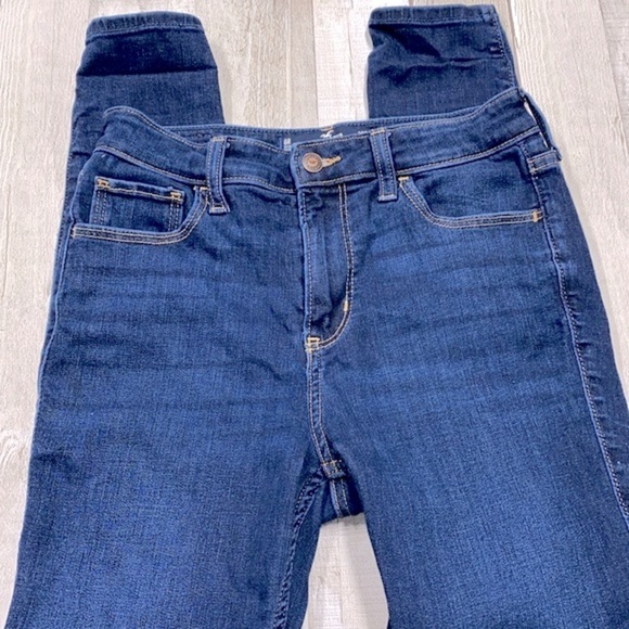 Hollister jeans high rise super skinny size 6/28 - Picture 2 of 6